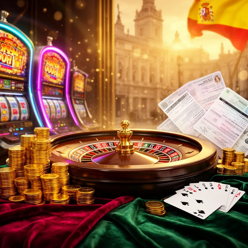 Fingerprint sensor unlocking a casino wallet app